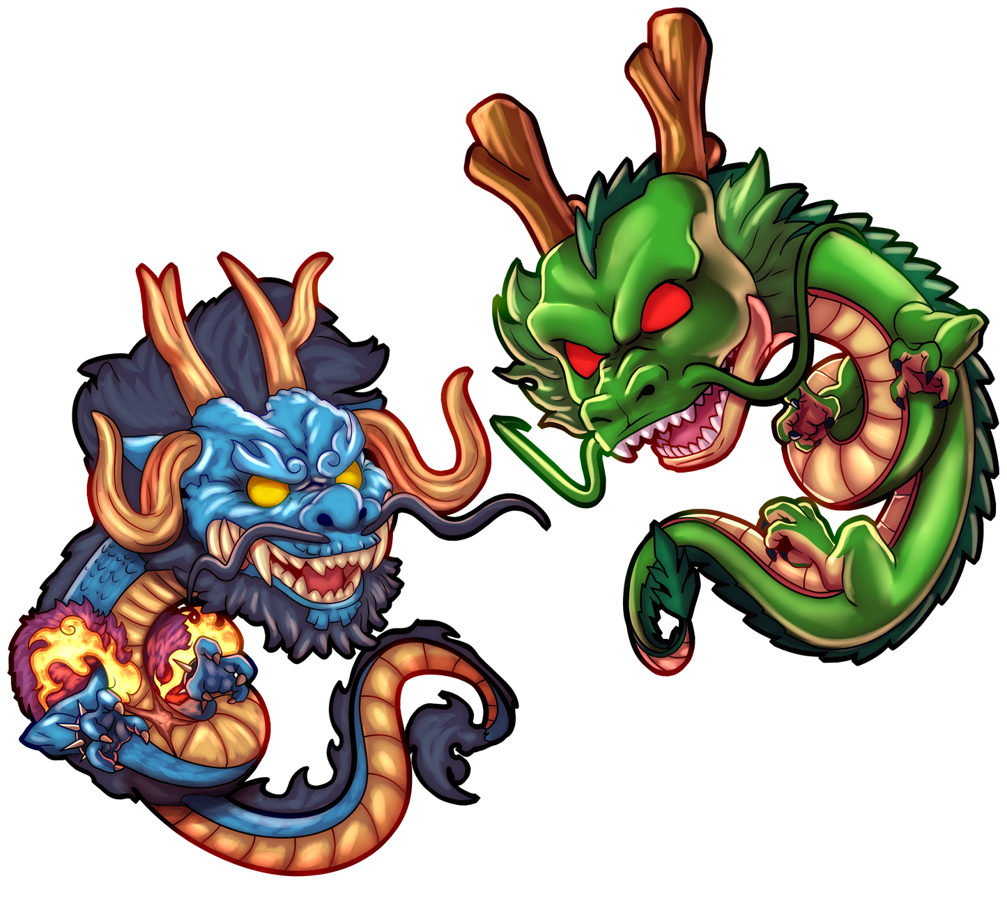 3D PATCH BREAKER SHENRON VS KAIDO